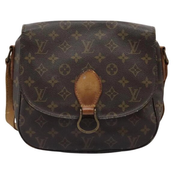 LOUIS VUITTON Monogram Saint Cloud GM Shoulder Bag M51242 LV Auth 120031 - Picture 2 of 16